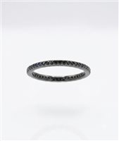 Anello Galli Pietro Gioielli Donna in Oro Diamante Black 100NR